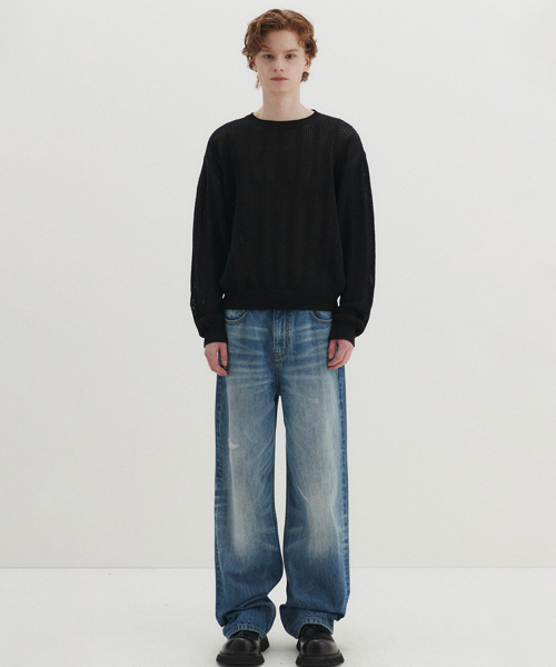 DNSR(ディーエヌエスアール)の「ヘリテージストレートデニムパンツブルー(デニムパンツ・メンズ・その他・SMALL/LARGE/X-LARGE/MEDIUM)」の9枚目の写真