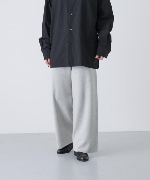 かぐれ(カグレ)の「『2サイズ展開』コットンカシミヤニットパンツ(その他パンツ・レディース・オートミール/ブラウン・1/0)」の3枚目の写真