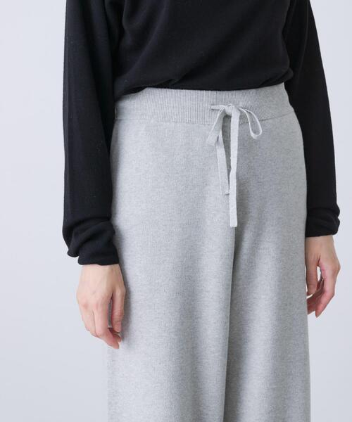 かぐれ(カグレ)の「『2サイズ展開』コットンカシミヤニットパンツ(その他パンツ・レディース・オートミール/ブラウン・1/0)」の10枚目の写真