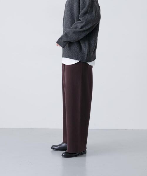 かぐれ(カグレ)の「『2サイズ展開』コットンカシミヤニットパンツ(その他パンツ・レディース・オートミール/ブラウン・1/0)」の15枚目の写真