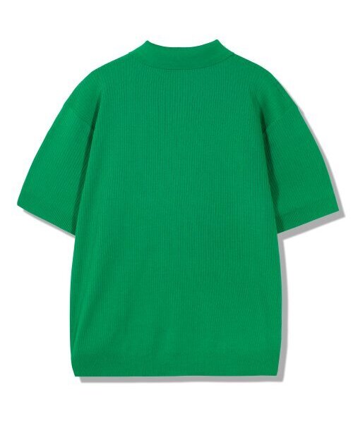 GUBIN（グビン）の「[シーズンオフ] ミニロゴ半袖ニット - グリーン（ポロシャツ・レディース・その他・MEDIUM/LARGE）」の3枚目の写真