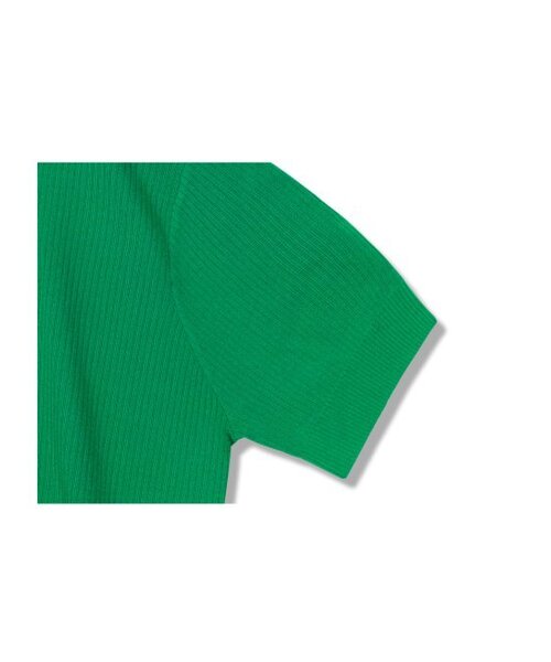 GUBIN（グビン）の「[シーズンオフ] ミニロゴ半袖ニット - グリーン（ポロシャツ・レディース・その他・MEDIUM/LARGE）」の6枚目の写真