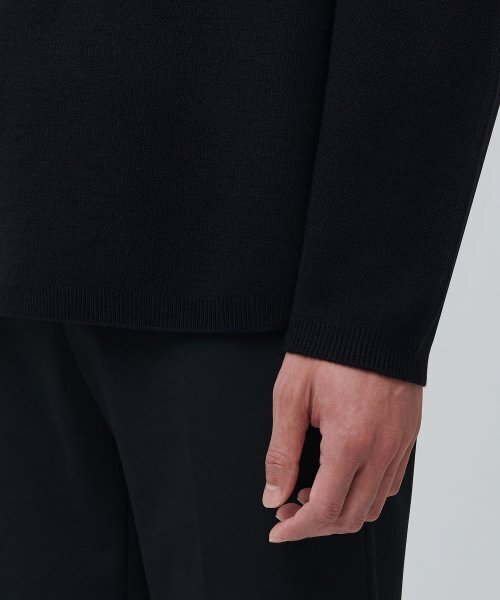 MUSINSA STANDARD（ムシンサスタンダード）の「ミニマルモックネックニット[ブラック]（ニット/セーター・メンズ・その他・LARGE/X-LARGE/XX-LARGE/SMALL/MEDIUM）」の10枚目の写真