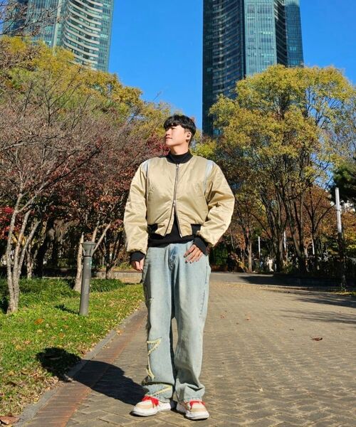 MUSINSA STANDARD（ムシンサスタンダード）の「ミニマルモックネックニット[ブラック]（ニット/セーター・メンズ・その他・LARGE/X-LARGE/XX-LARGE/SMALL/MEDIUM）」の14枚目の写真