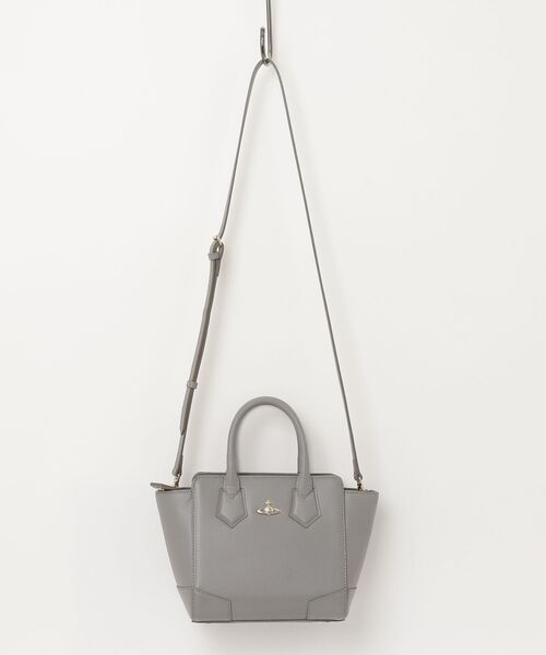 Vivienne Westwood MAN（ヴィヴィアンウエストウッドマン）の「EXECUTIVE LEATHER TOTE M（トートバッグ・メンズ・ブラック/グレー・FREE）」の2枚目の写真