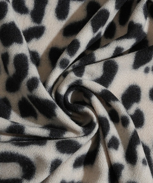 meJane（ミージェーン）の「レオパード柄 大判ストール（ストール/ショール・レディース・ホワイト系/ブラウン系・FREE）」の7枚目の写真
