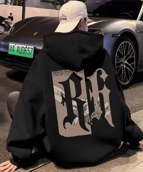 link lot(リンクロット)の「ビッグロゴポンチビッグシルエットパーカー(パーカー・メンズ・ブラック/ホワイト・M)」の12枚目の写真