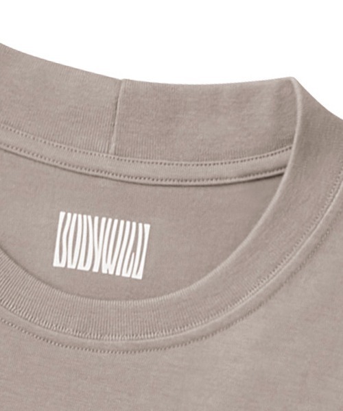 BODY WILD（ボディーワイルド）の「BODY WILD/ボディワイルド クルーネックロングスリーブ 綿100％（Tシャツ/カットソー・メンズ・ホワイト/ブラック/グレー系その他・MEDIUM/LARGE）」の6枚目の写真