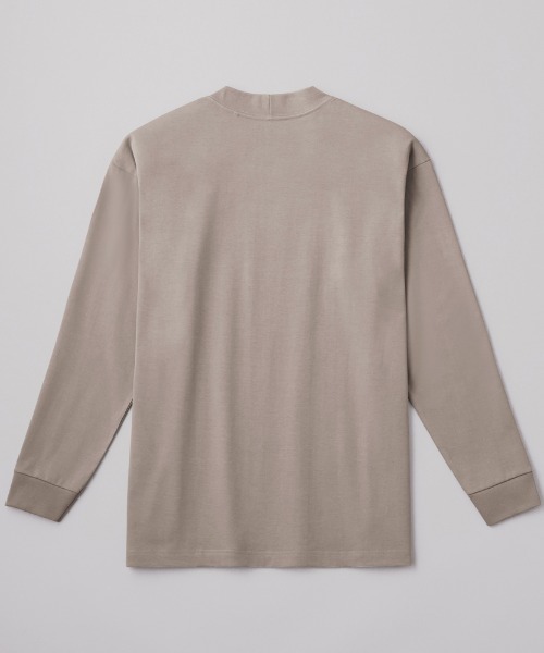 BODY WILD（ボディーワイルド）の「BODY WILD/ボディワイルド クルーネックロングスリーブ 綿100％（Tシャツ/カットソー・メンズ・ホワイト/ブラック/グレー系その他・MEDIUM/LARGE）」の4枚目の写真