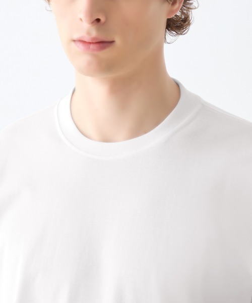 BODY WILD（ボディーワイルド）の「BODY WILD/ボディワイルド クルーネックロングスリーブ 綿100％（Tシャツ/カットソー・メンズ・ホワイト/ブラック/グレー系その他・MEDIUM/LARGE）」の11枚目の写真