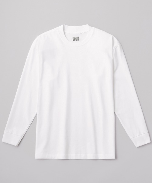 BODY WILD（ボディーワイルド）の「BODY WILD/ボディワイルド クルーネックロングスリーブ 綿100％（Tシャツ/カットソー・メンズ・ホワイト/ブラック/グレー系その他・MEDIUM/LARGE）」の15枚目の写真