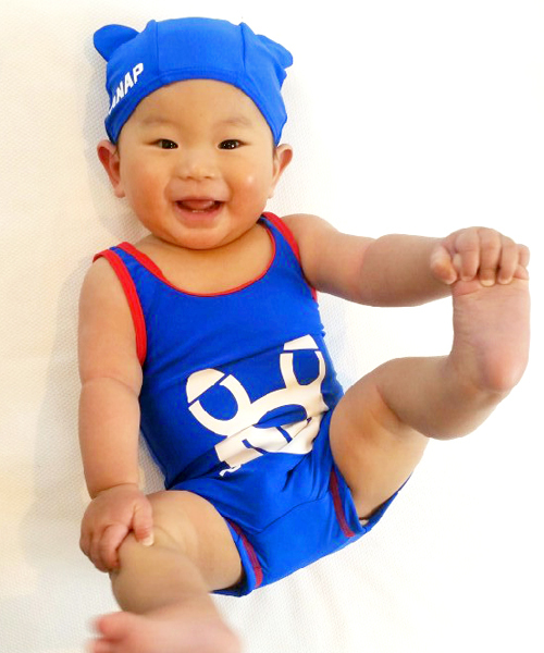 Kids アナップキッズ のファッション スイムウエア Anap くまちゃんグレコ 水着 Anap 水着 着物 浴衣 水着 セール