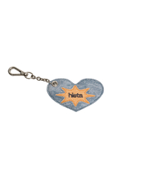 HIETA（ヒエタ）の「Solia Keyring / Orange Denim（キーケース/キーアクセサリー）」