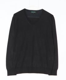 HARUYAMA（ハルヤマ）の「Riicken Bacchar 無地天竺Ｖネックセーター（ニット/セーター・メンズ）」