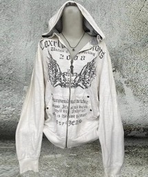 NOVESSEL（ノベセル）の「A'GEM/9 × .kom『NOVESSEL/ノベセル』プリントデザインジップアップパーカー（パーカー）」