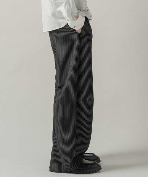 CASPER JOHN（キャスパージョン）の「Moving drape slacks/ムービングドレープスラックス（スラックス・メンズ・ブラック系/ブラック・X-SMALL/SMALL/MEDIUM/LARGE）」の13枚目の写真