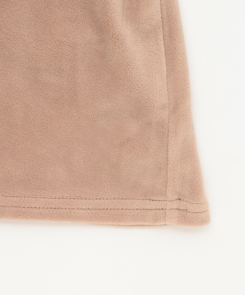 petit main（プティマイン）の「ベロアレースワンピース（シャツワンピース・キッズ・ブルー/ライトピンク/ブラック・110cm/100cm/80ｃｍ/130cm/120cm/90cm）」の8枚目の写真