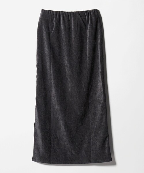 CITEN（シテン）の「＜CITEN＞ベロアライクカットナロースカート（スカート・レディース・ライトブルー/ダークグレー・FREE）」の21枚目の写真