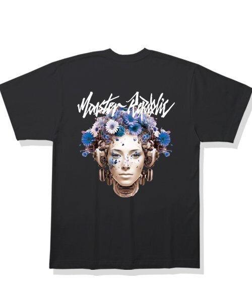 MONSTER REPUBLIC(モンスターリパブリック)の「サイバーフラワー ミッドナイトブルー Tシャツ ブラック(Tシャツ/カットソー・レディース・その他・X-LARGE/LARGE/MEDIUM/SMALL)」の2枚目の写真
