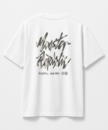 ストーンロゴベージュTシャツホワイト_8114