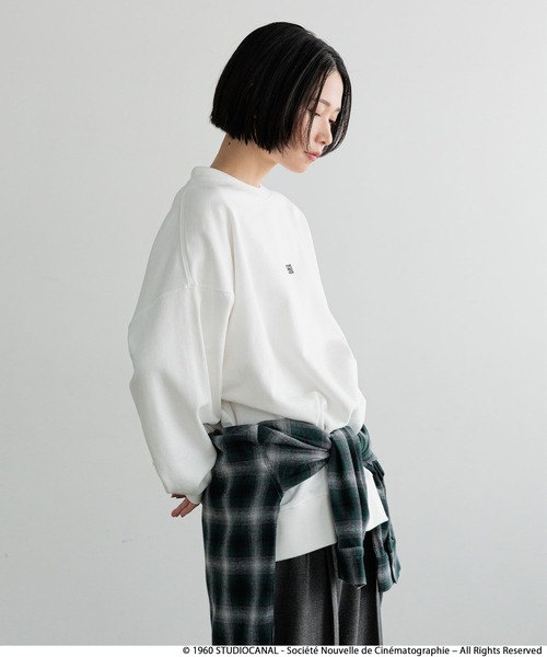 LOWRYS FARM(ローリーズファーム)の「【LFM(U)】ジャン・リュック・ゴダール映画作品/フォトスウェットクルーネック 612807(スウェット・メンズ・アイボリー/ブラック/ホワイト・MEDIUM/LARGE)」の8枚目の写真