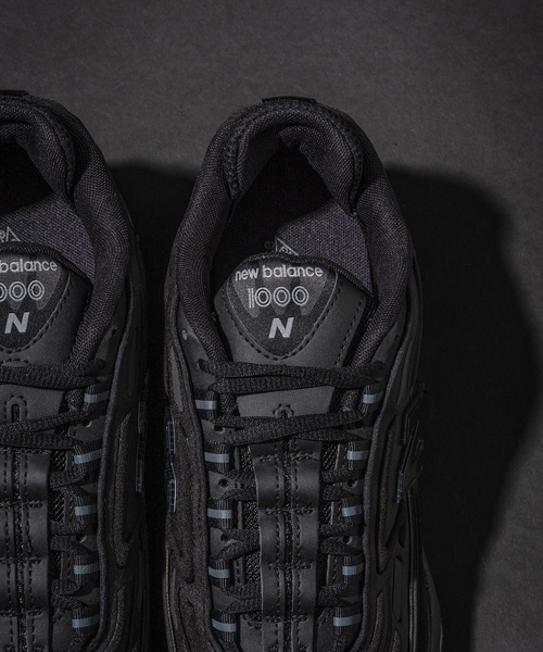 EDIFICE（エディフィス）の「New Balance (ニューバランス) M1000DB/DD（スニーカー・メンズ・ブラックミックス/ブラック・25.5cm/26cm/26.5cm/27cm/27.5cm/28cm/29cm）」の5枚目の写真