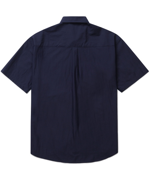 CONNECT KINLOCH(コネクトキンロック)の「コットン/ナイロンエッセンシャル半袖シャツ(ネイビー)(シャツ/ブラウス・メンズ・その他・MEDIUM/X-LARGE/LARGE)」の2枚目の写真