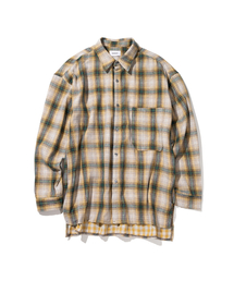 MASSNOUN（マスノウン）の「Multi Mix Check Shirt MSIST002-YL（シャツ/ブラウス）」