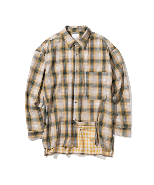 MASSNOUN(マスノウン)の「マルチミックスチェックシャツ MSIST002-YL(シャツ/ブラウス・レディース・その他・X-LARGE/MEDIUM/LARGE)」の3枚目の写真
