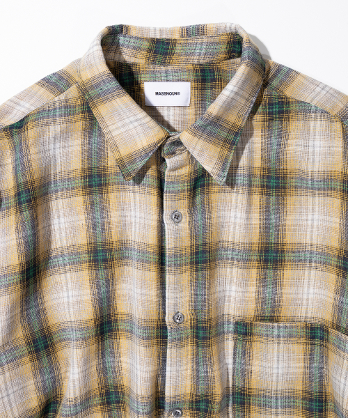 MASSNOUN(マスノウン)の「マルチミックスチェックシャツ MSIST002-YL(シャツ/ブラウス・レディース・その他・X-LARGE/MEDIUM/LARGE)」の4枚目の写真