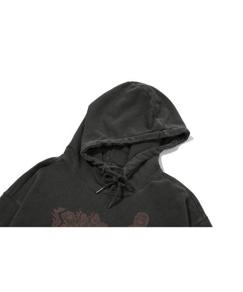 IFYOUWANT（イフユーウォント）の「DASH pigment HOOD smoke black（パーカー・レディース・その他・MEDIUM）」の3枚目の写真
