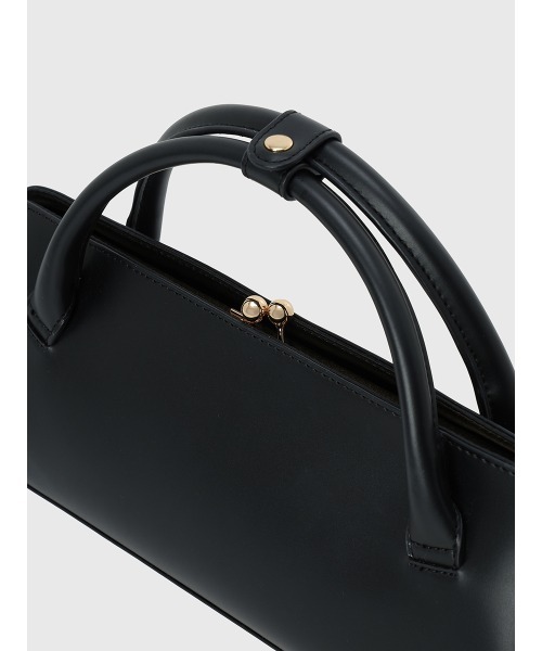 anuans（アニュアンス）の「タイトハンドルバッグ（ハンドバッグ・レディース・ベージュ/ボルドー/ブラック・FREE）」の13枚目の写真