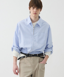 WINDER（ワインダー）の「シンチライトブルゾン - ストライプ（MA-1）」