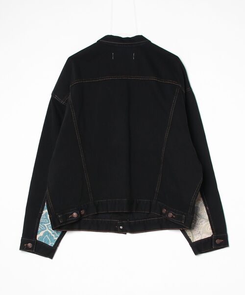 ONE DAY KMC (ワンデイケーエムシー)の「Children of the discordance / DEADSTOCK CURTAIN PATCHWORK DENIM JACKET / COTDNYJK-478(デニムジャケット・メンズ・ブラック・3)」の2枚目の写真