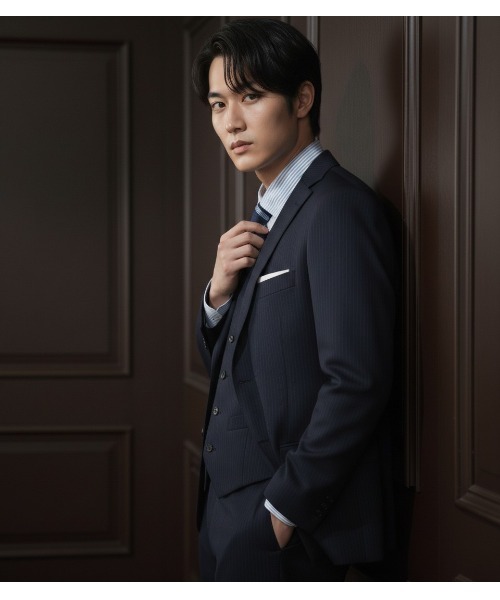 Perfect Suit Factory ネイビー ビジネススーツ 98 BB5 Perfect Suit FActory（パーフェクト スーツ ファクトリー