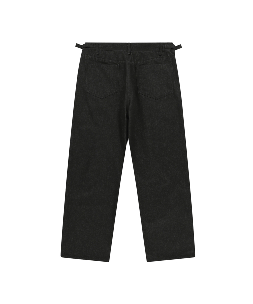 ENDOOR(エンドア)の「deep tuck washed denim pants (black)(デニムパンツ・メンズ・その他・1/3)」の2枚目の写真