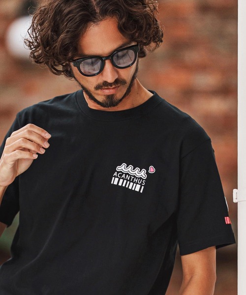 felkod（フィルコッド）の「mt10139-muta x ACANTHUS Collaboration Tee Tシャツ(F26S210)（Tシャツ/カットソー・メンズ・ホワイト/ブラック/ネイビー・S/M/L/XL）」の2枚目の写真