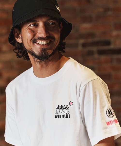 felkod（フィルコッド）の「mt10139-muta x ACANTHUS Collaboration Tee Tシャツ(F26S210)（Tシャツ/カットソー・メンズ・ホワイト/ブラック/ネイビー・S/M/L/XL）」の5枚目の写真