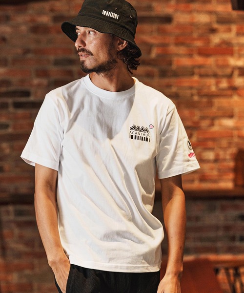 felkod（フィルコッド）の「mt10139-muta x ACANTHUS Collaboration Tee Tシャツ(F26S210)（Tシャツ/カットソー・メンズ・ホワイト/ブラック/ネイビー・S/M/L/XL）」の6枚目の写真