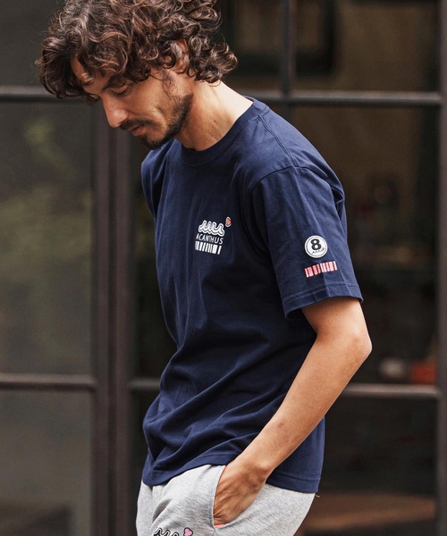 felkod（フィルコッド）の「mt10139-muta x ACANTHUS Collaboration Tee Tシャツ(F26S210)（Tシャツ/カットソー・メンズ・ホワイト/ブラック/ネイビー・S/M/L/XL）」の9枚目の写真