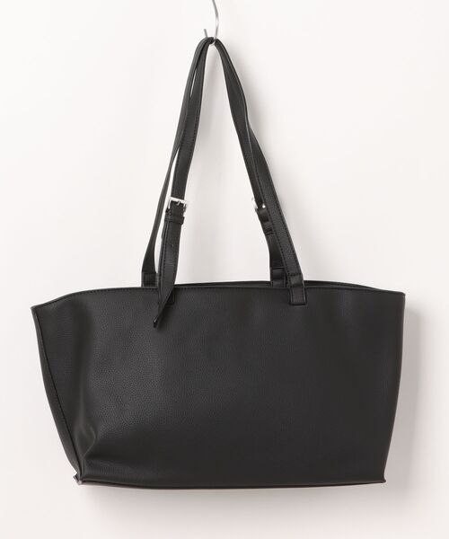enlit(エンリット)の「【 enlit 】 ワイドシルエット トートバッグ(トートバッグ・レディース・アイボリー/ブラック/ベージュ・FREE)」の4枚目の写真