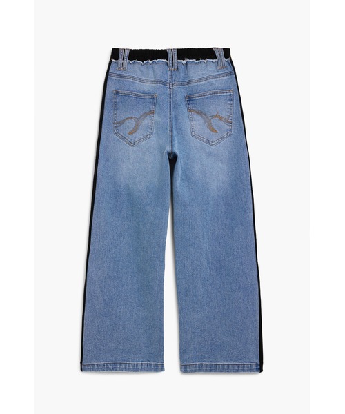 Desigual(デシグアル)の「コントラスト パネル デニムパンツ(デニムパンツ・レディース・ブルー・XS/S/M/L/XL)」の2枚目の写真