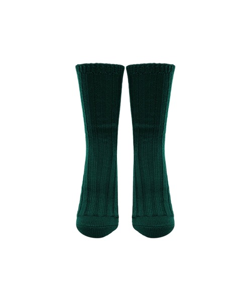FAKUI(ファクイ)の「WIDE RIB ZIPPER SOCKS / ワイドリブジッパーソックス(ソックス/靴下・レディース・ピンク/グリーン・22.0~24.0cm)」の5枚目の写真