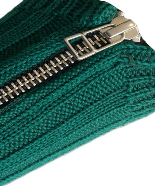 FAKUI(ファクイ)の「WIDE RIB ZIPPER SOCKS / ワイドリブジッパーソックス(ソックス/靴下・レディース・ピンク/グリーン・22.0~24.0cm)」の7枚目の写真