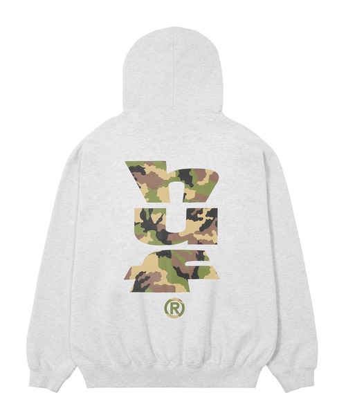 HUF（ハフ）の「MEGABLAST CAMO FULL ZIP HOODIE（パーカー・メンズ・ブラック/アッシュ・S/M/L/XL/XXL）」の16枚目の写真