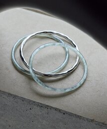 ear PAPILLONNER（イアパピヨネ）の「ニュアンスカラー3連バングル（バングル/リストバンド）」