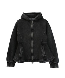 COEL（コエル）の「ピグメントぺプラムジップパーカー（パーカー）」