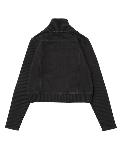 FADED RIBBED SLEEVE JACKET（ブルゾン）｜X-girl（エックスガール）の