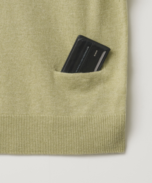 ANOTHER OFFICE WOMEN(アナザー オフィス ウーマン)の「w. Pauline Rolled Knit Vest (Moss Green)(ベスト・レディース・その他・FREE)」の3枚目の写真