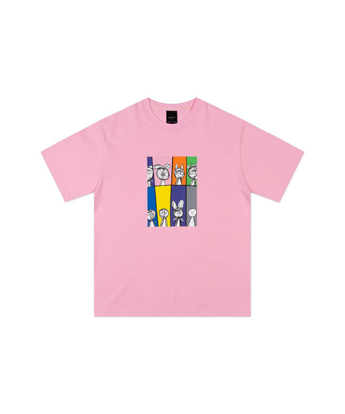 XHUA'T(スアト)の「ペルソナポップTシャツ(Tシャツ/カットソー・メンズ・ホワイト/ブラック/ピンク・X-LARGE/MEDIUM/LARGE)」の3枚目の写真